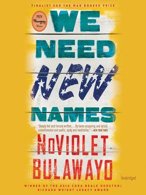 cover image of We Need New Names